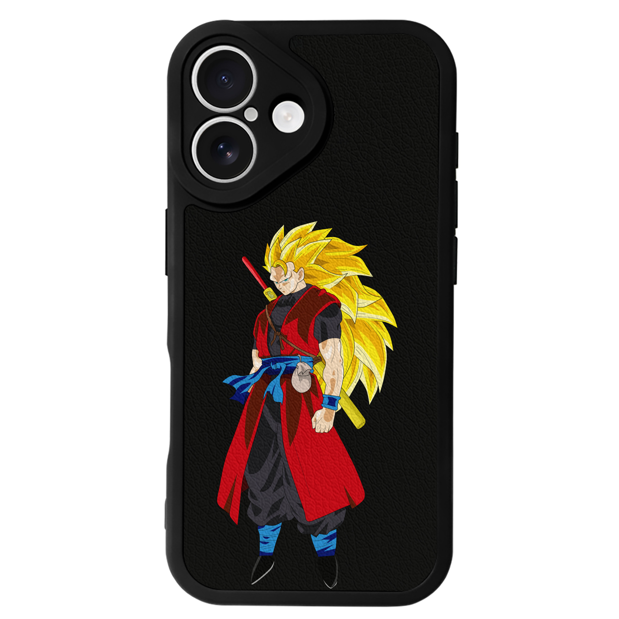 （画像用） ドラゴンボール トランクス（Torankusu）DRAGON BALL Trunks 【iPhone 16シリーズ対応】シリコンスマホケース（レザー調） 材質：シリコン